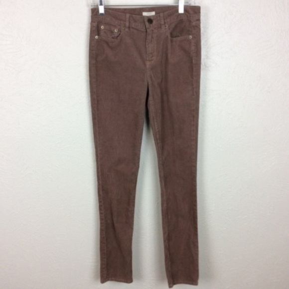 J. Crew Stable Brown High Rise Skinny Cord Size 27 - Picture 1 of 8